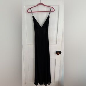 Reformation Black Evening Gown